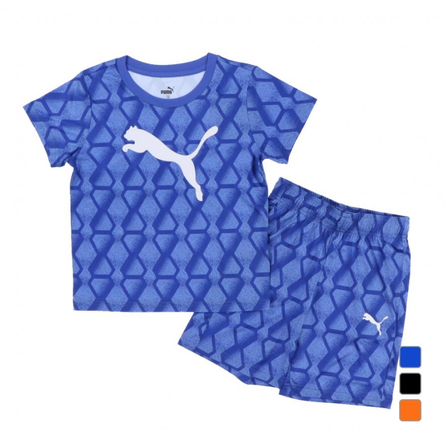 PUMA（プーマ） ジュニア キッズ 子供 Tシャツ ハーフパンツセット