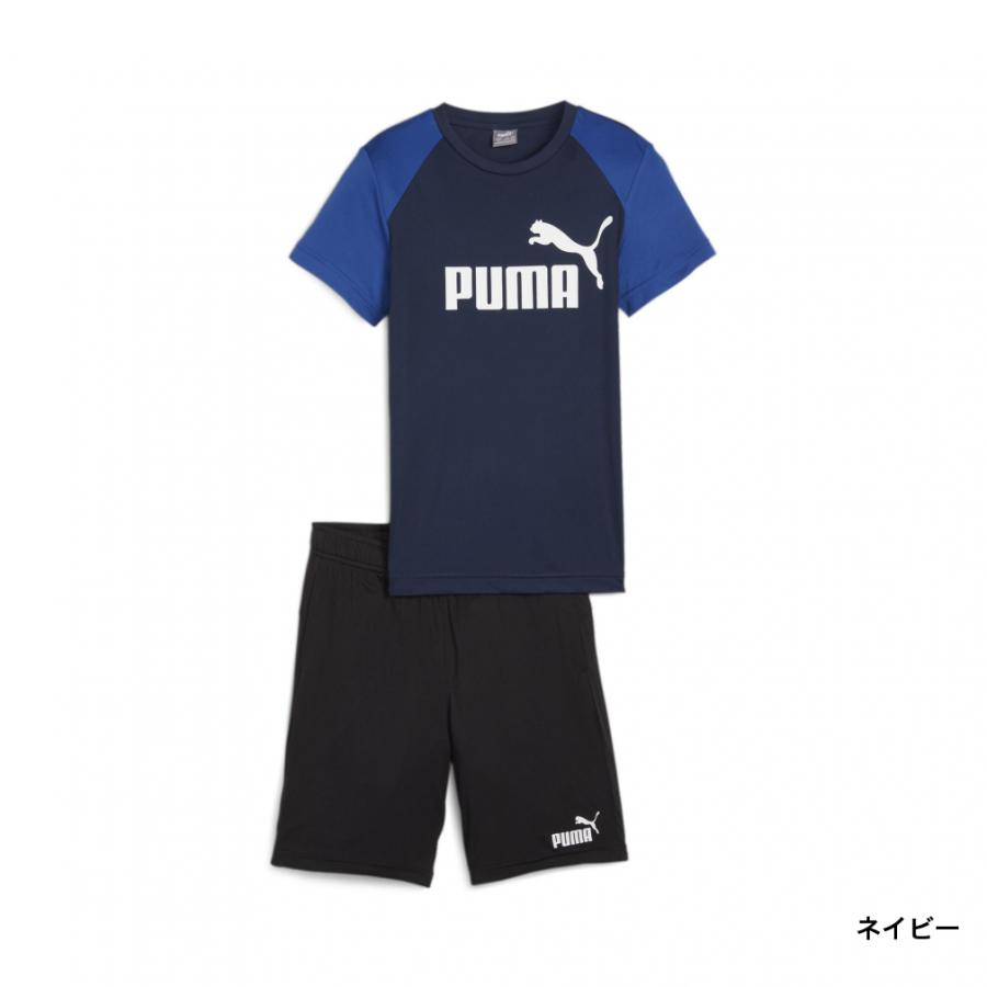 PUMA（プーマ） ジュニア キッズ 子供 Tシャツ ハーフパンツセット