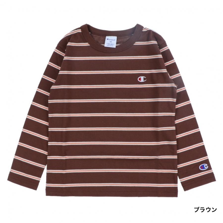 Champion（チャンピオン） ジュニア キッズ 子供 長袖 Tシャツ 長袖T