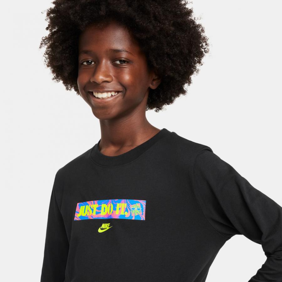 NIKE（ナイキ） ジュニア キッズ 子供 長袖 Tシャツ YTH NSW JDI L S T