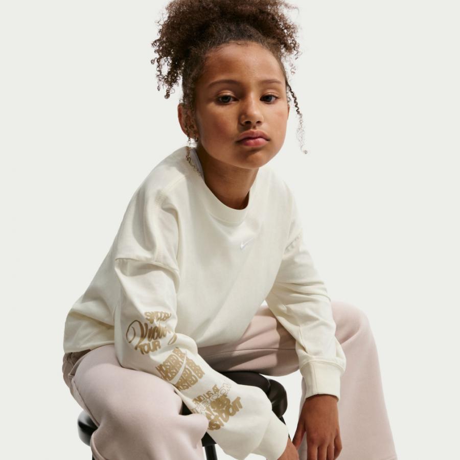 NIKE（ナイキ） ジュニア キッズ 子供 長袖 Tシャツ YTH ガールズ NSW