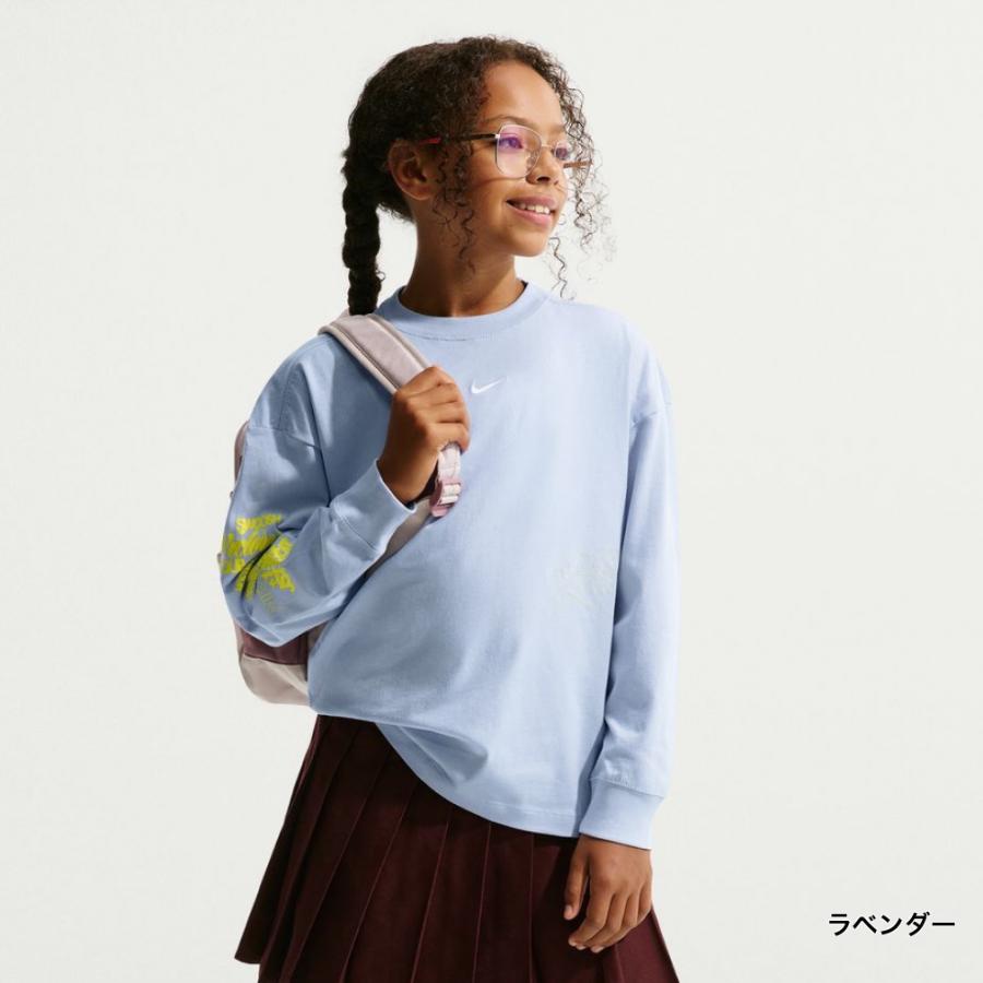 NIKE（ナイキ） ジュニア キッズ 子供 長袖 Tシャツ YTH ガールズ NSW