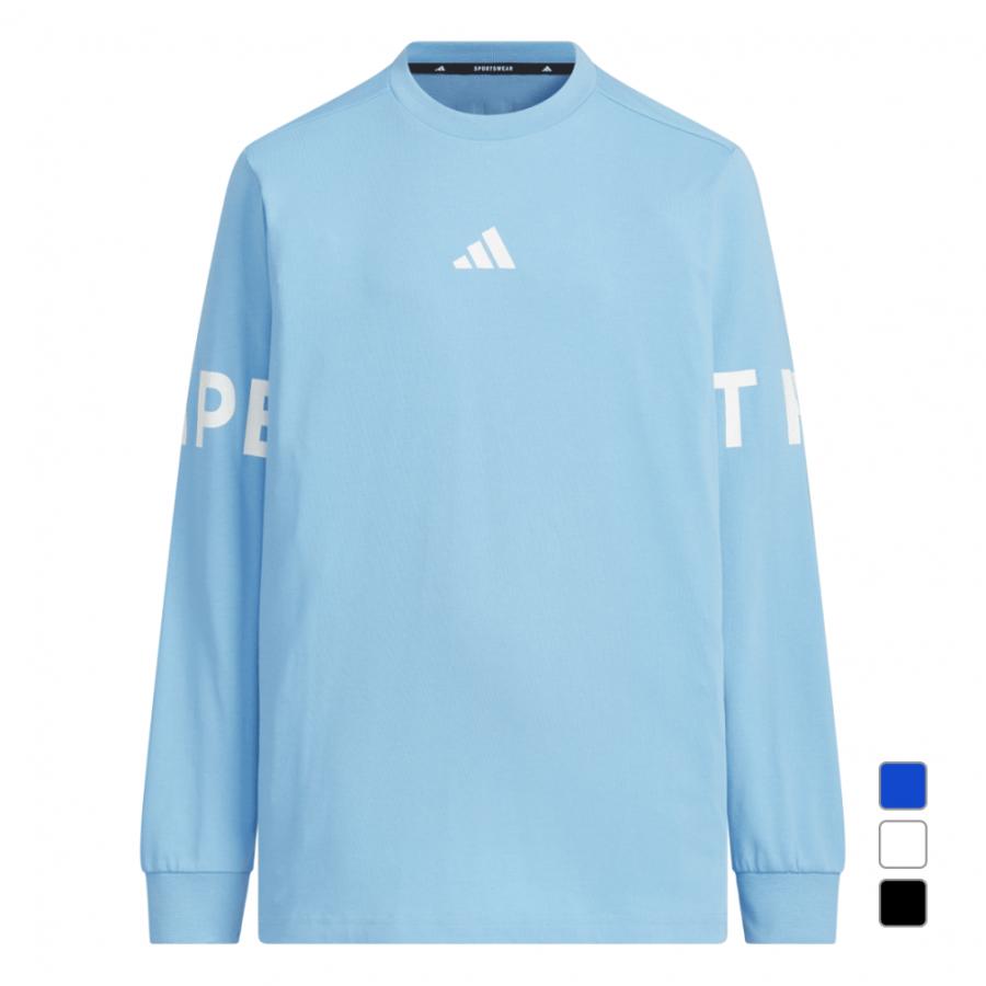 adidas（アディダス） ジュニア キッズ 子供 長袖 Tシャツ 長袖 ワード
