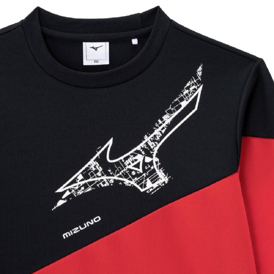 MIZUNO（ミズノ） ジュニア キッズ 子供 長袖 Tシャツ JR長袖ガチT