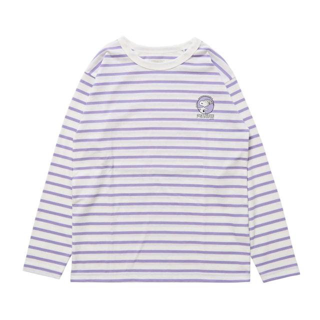 PEANUTS ピーナッツ スヌーピー ジュニア キッズ 子供 長袖 Tシャツ
