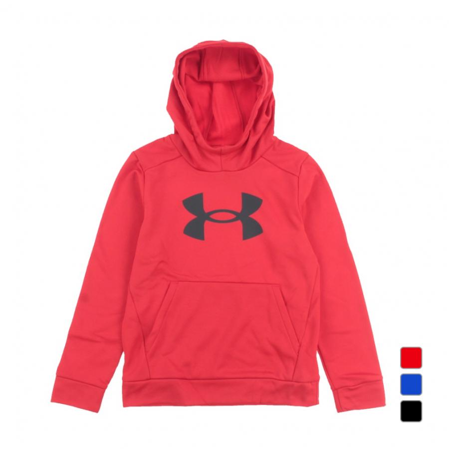 UNDER ARMOUR（アンダーアーマー） ジュニア キッズ 子供 スウェット フルジップ UAアーマーフリース ビッグロゴ フーディー ...
