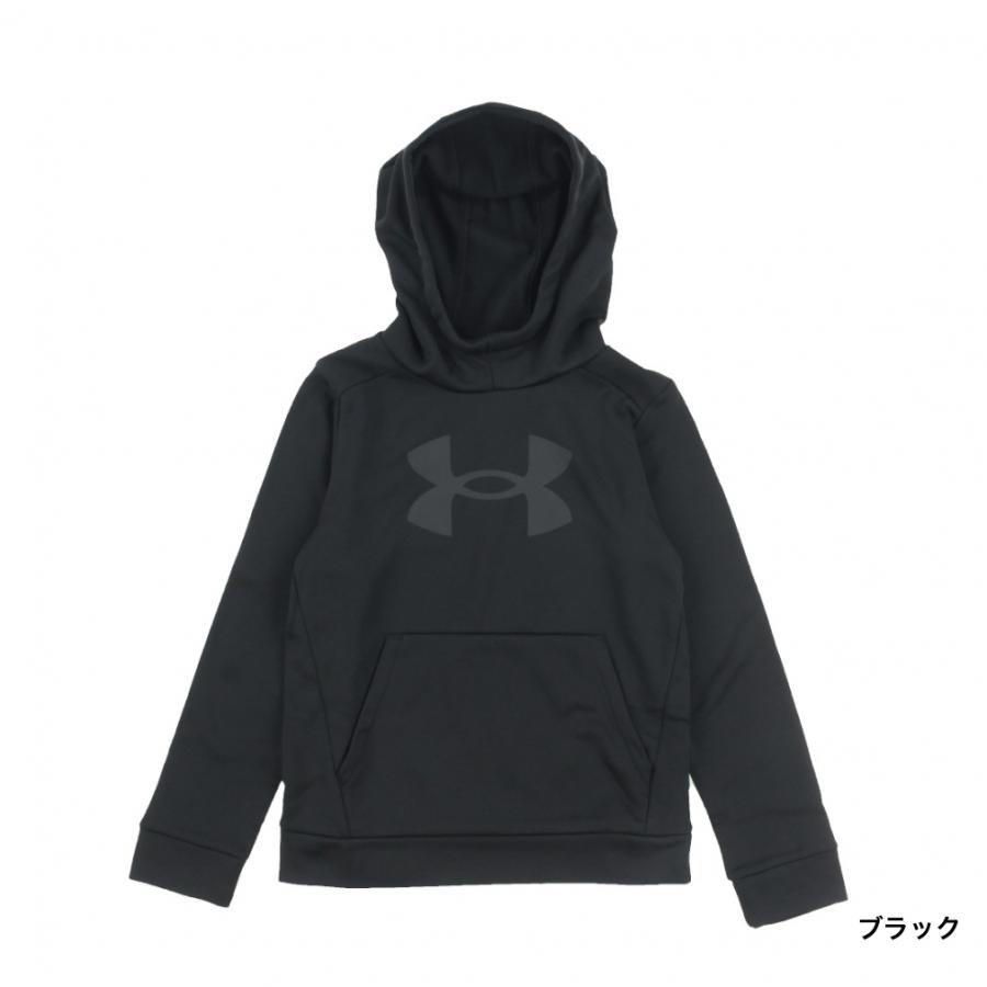 UNDER ARMOUR（アンダーアーマー） ジュニア キッズ 子供 スウェット フルジップ UAアーマーフリース ビッグロゴ フーディー ...