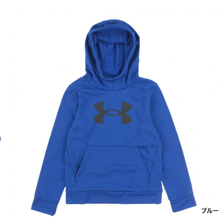 UNDER ARMOUR（アンダーアーマー） ジュニア キッズ 子供 スウェット フルジップ UAアーマーフリース ビッグロゴ フーディー ...