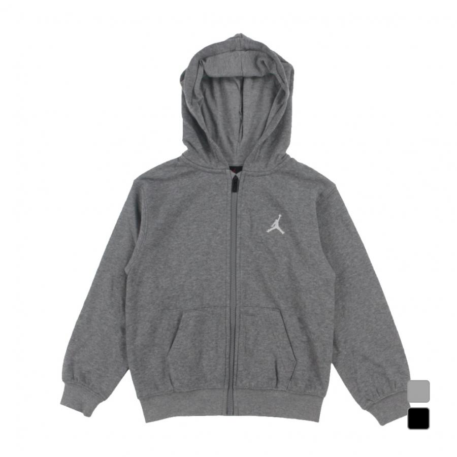 Jordan パーカー フード付き グレー ジョーダン ジュニア キッズ 子供 スウェット パーカー JDB MJ BRKLN