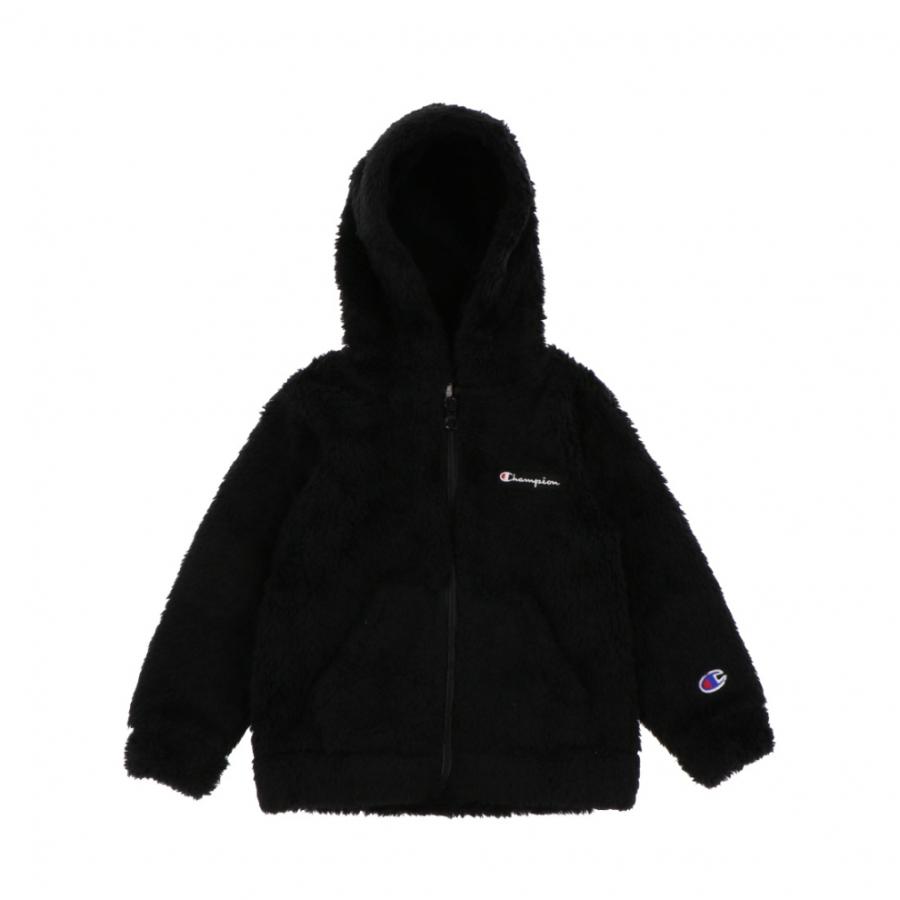 Champion×RCWBコラボ フリースジップパーカー ブラック フリーサイズ Champion（チャンピオン） ジュニア キッズ 子供 フリースジャケット