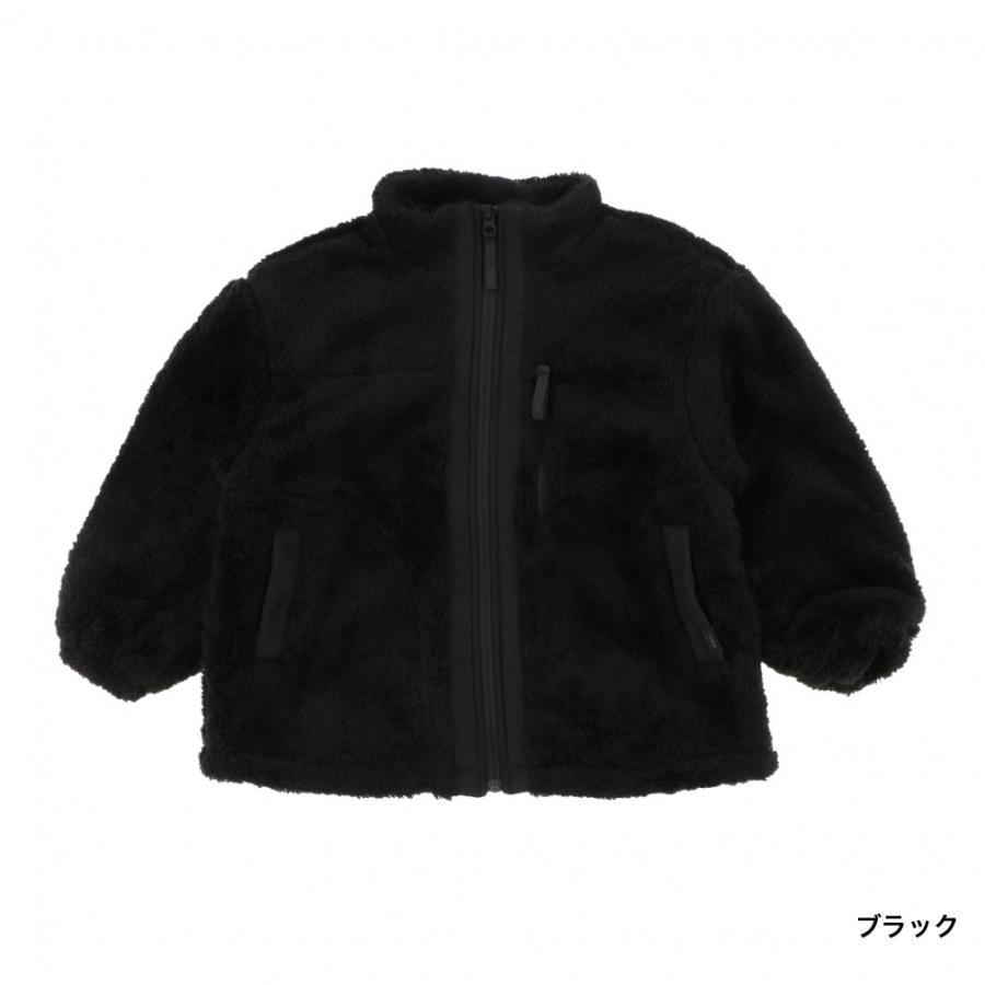 D&G フリースシャツジャケット ブラック　子供　150 ☆SALE☆WEB限定 【リンク】シェフ シャツジャケット（J408905