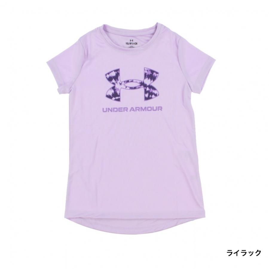 UNDER ARMOUR（アンダーアーマー） ジュニア キッズ 子供 半袖 機能 Tシャツ UAテック プリント ビッグロゴ ショートスリーブ ...