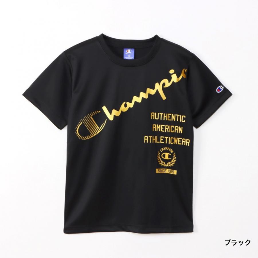 Champion（チャンピオン） ジュニア キッズ 子供 半袖 機能 Tシャツ