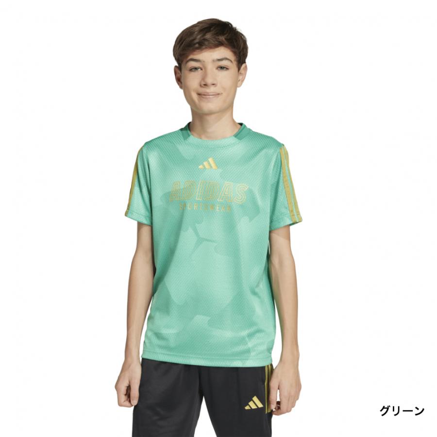 adidas アディダス ジュニア キッズ 子供 半袖 機能 Tシャツ