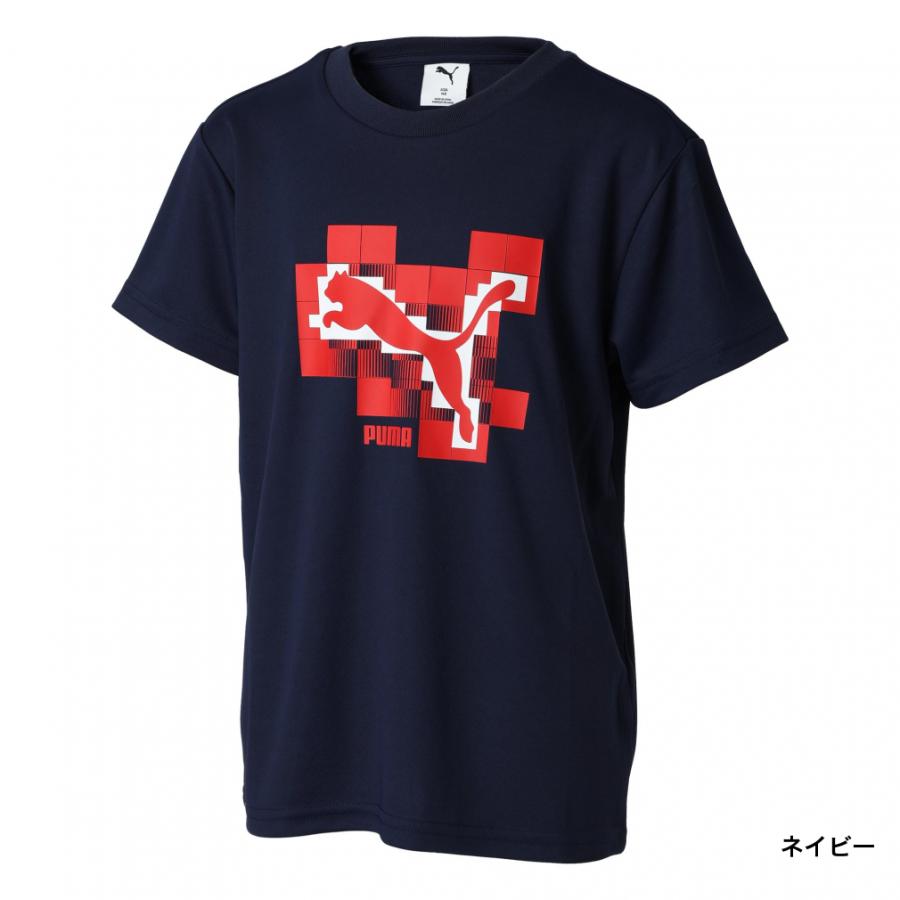 PUMA（プーマ） ジュニア キッズ 子供 半袖 機能 Tシャツ KIDS SS ポリ