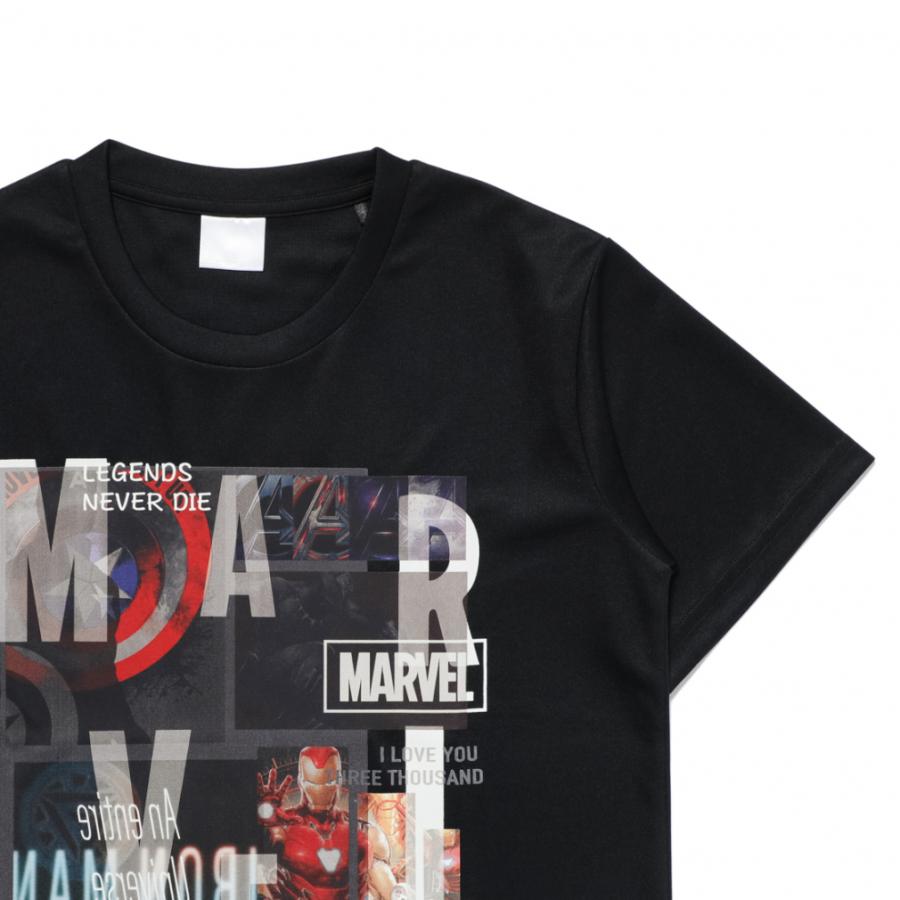 MARVEL（マーベル） ジュニア キッズ 子供 半袖 機能 Tシャツ 接触冷感