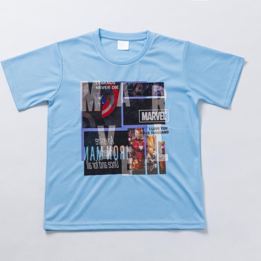 MARVEL（マーベル） ジュニア キッズ 子供 半袖 機能 Tシャツ 接触冷感