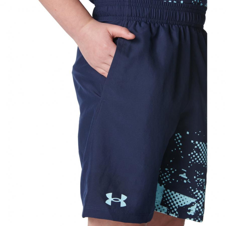 (取寄) アンダーアーマー キッズ メンズ ウーブン ショーツ (ビッグ キッド) Under Armour Kids men Woven Shorts (Big Kid) Red/Black UNDER ARMOUR（アンダーアーマー） ジュニア キッズ 子供 ショーツ UA