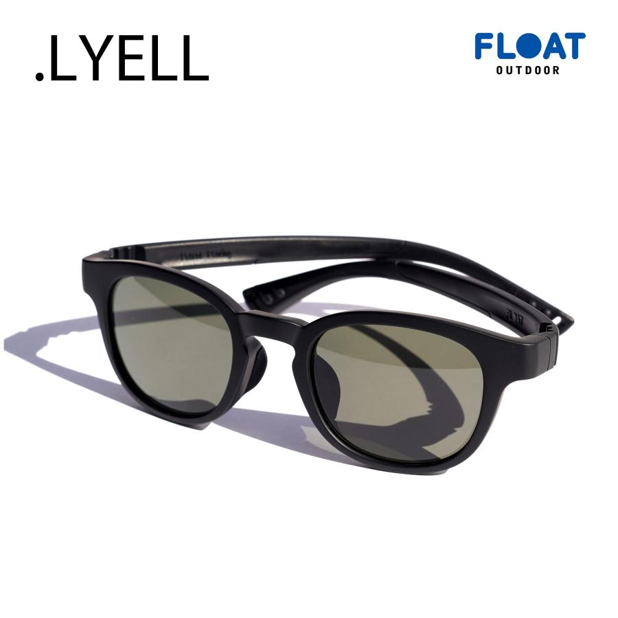 アウトドア 偏光サングラス FLOAT OUTDOOR フロート LYELL MATBLACK GY