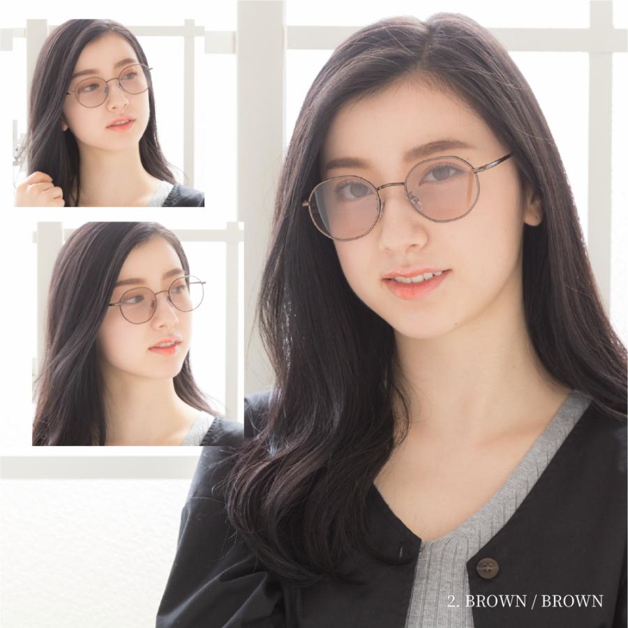 鯖江企画】GLADELI G33-86 全6色 おしゃれ サングラス メタル 伊達