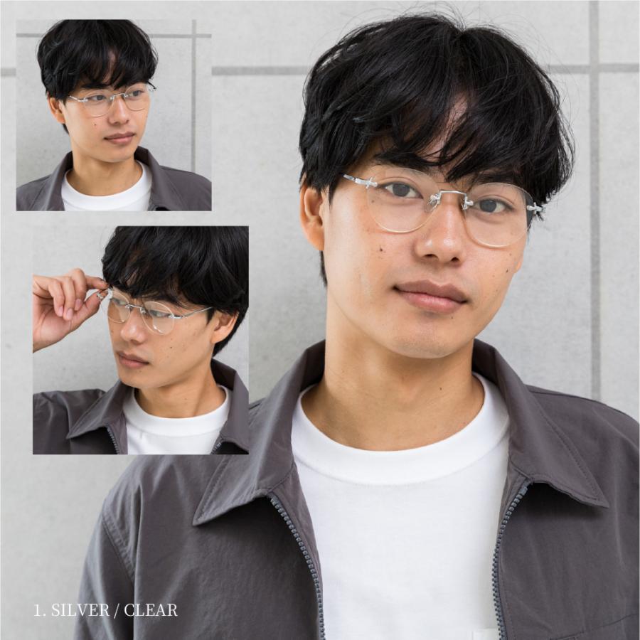 鯖江企画】GLADELI G33-97 全4色 おしゃれ リムレス サングラス 伊達