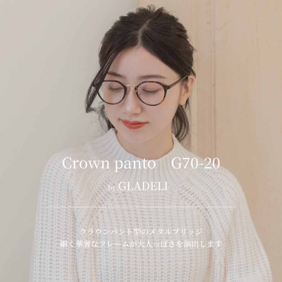 鯖江企画】GLADELI G70-20 全5色 おしゃれ サングラス 伊達メガネ UV99