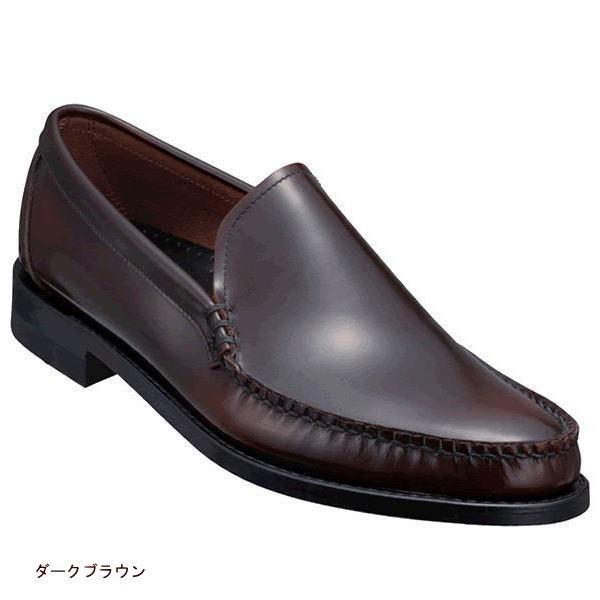 43VR BD リーガル 革底で手縫いモカシンのバンプローファ REGAL 