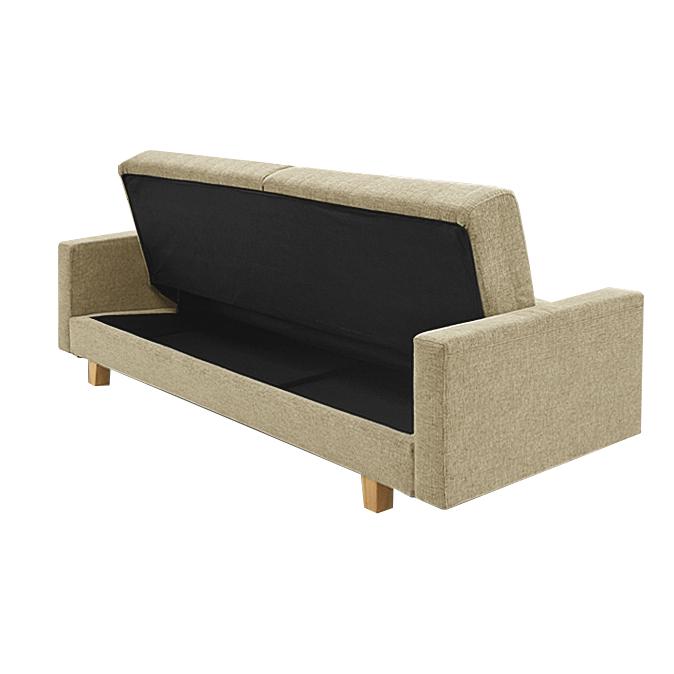 関家具 ソファベッド バサラII ライトブラウン 当店配送エリア内 （2