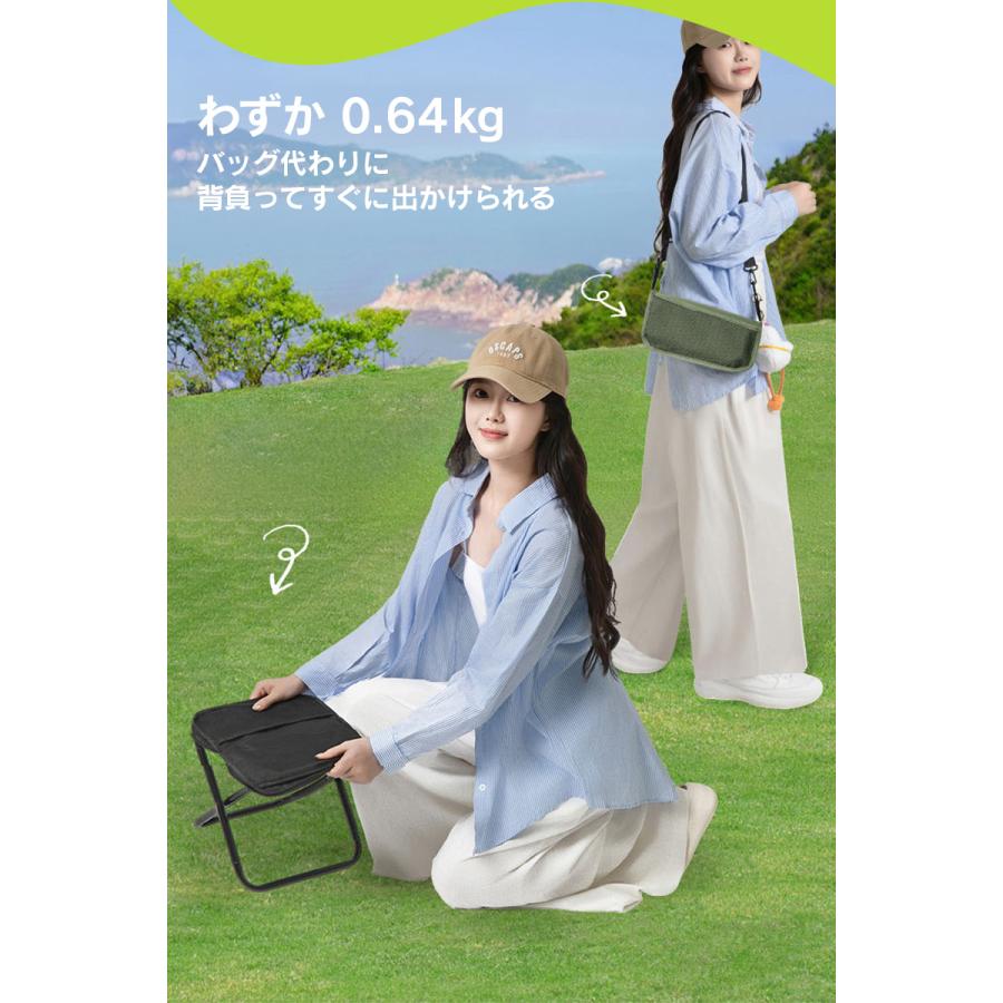 コンパクト折り畳みチェアー 折りたたみ椅子 アウトドアチェア