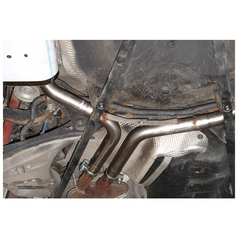 FOX フォックス オールステンレスマフラー（リアマフラー）AUDI A4 (8H) カブリオレ2.4用 90mm 斜め 左右 |  | 05