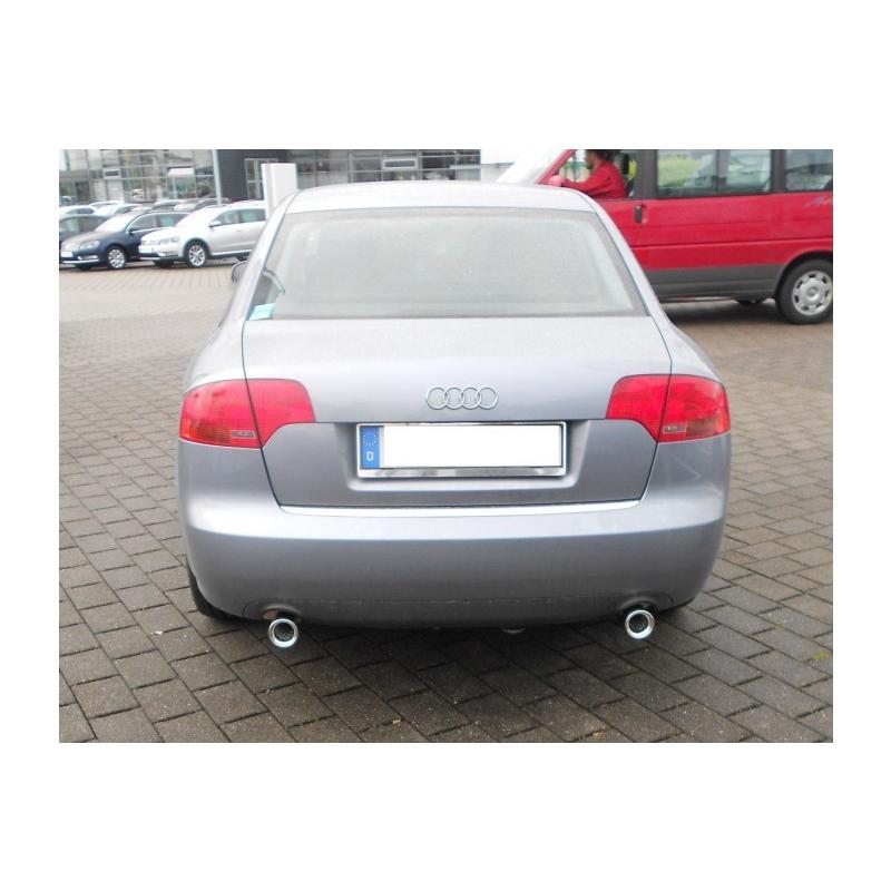 FOX フォックス オールステンレスマフラー（リアマフラー） AUDI A4 (8E B7) セダン/アバント FF 2.0用 76mm 左右の画像