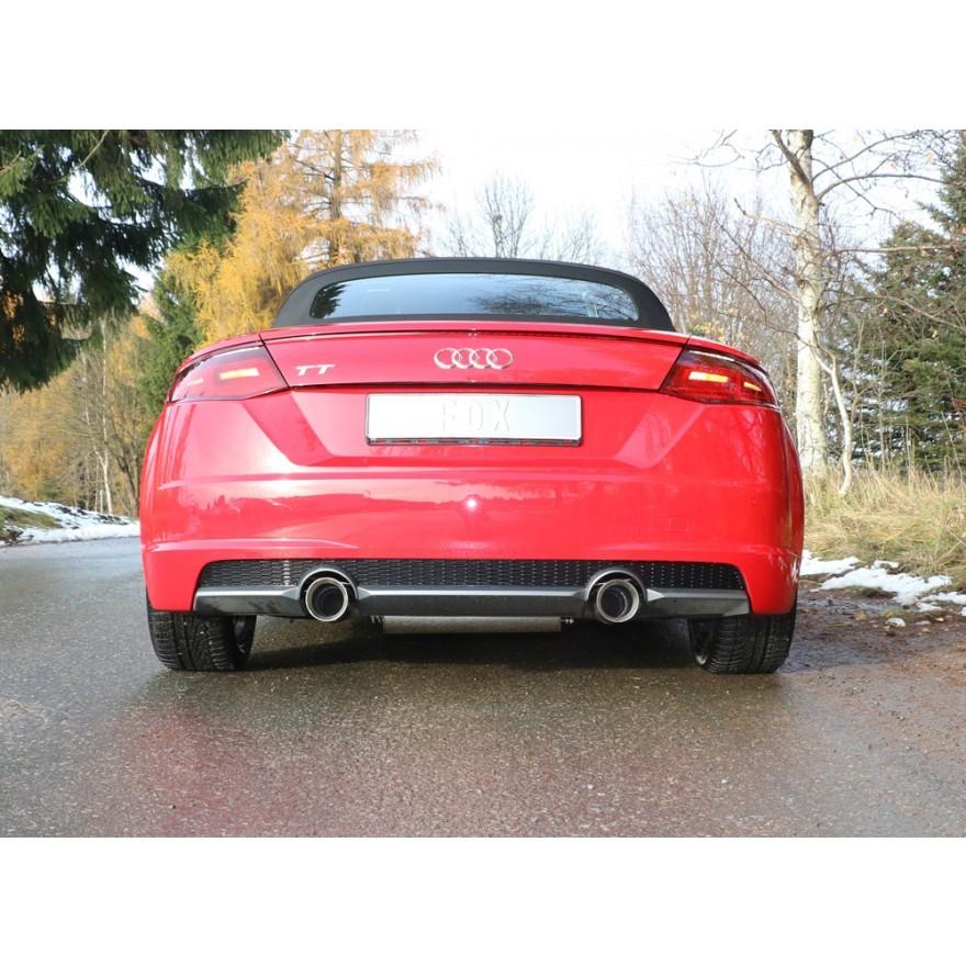 FOX フォックス オールステンレスマフラー（リアマフラー） AUDI TT(8S