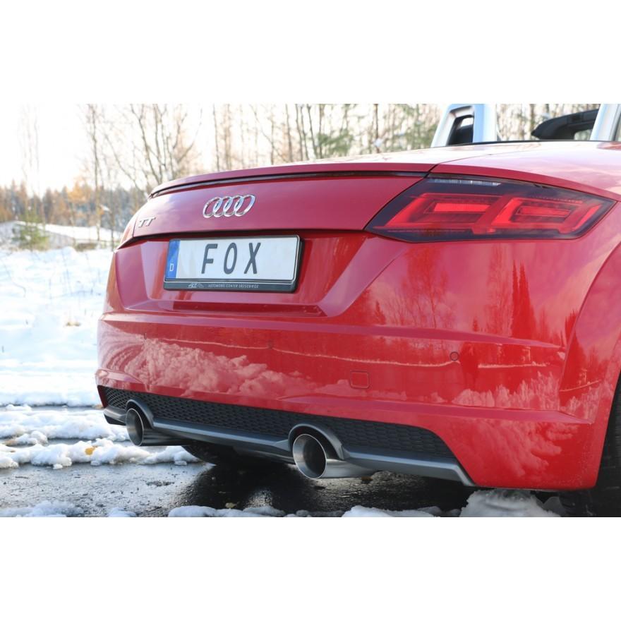 FOX フォックス オールステンレスマフラー（リアマフラー） AUDI TT(8S