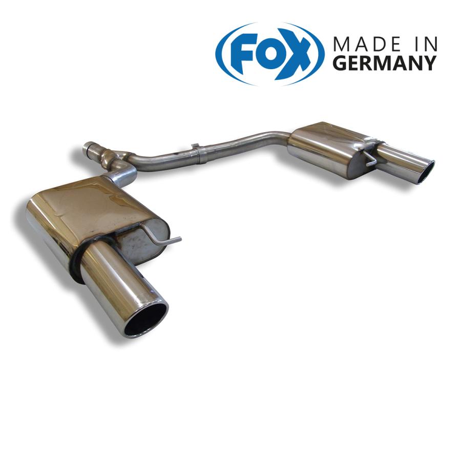 FOX フォックス オールステンレスマフラー(リアマフラー)AUDI FOX フォックス オールステンレスマフラー(リアマフラー)AUDI