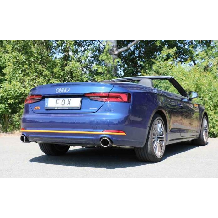 FOX フォックス オールステンレスマフラー（リアマフラー）AUDI A5(F5