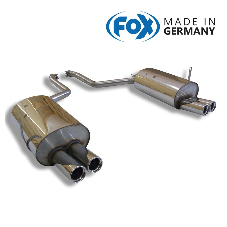 FOX フォックス オールステンレスマフラー（リアマフラー） BMW E38