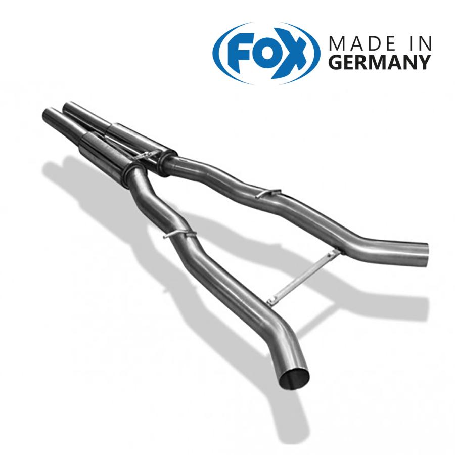FOX フォックス オールステンレスマフラー（フロントマフラー） BMW F12/F13 650i用｜alpha-online-shop