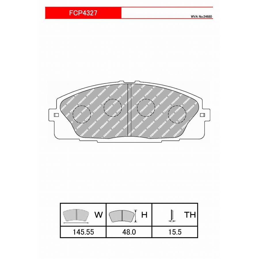 FERODOスポーツパッド DS2500 FCP4327H : SPORT EXHAUST SHOP ALPHA