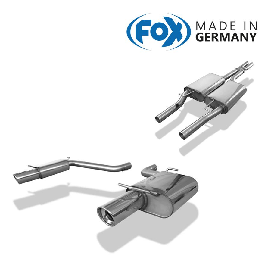 FOX フォックス オールステンレスマフラー（フロント+リアマフラー） CHRYSLER 300C 5.7用 100mm 斜め 左右 | 