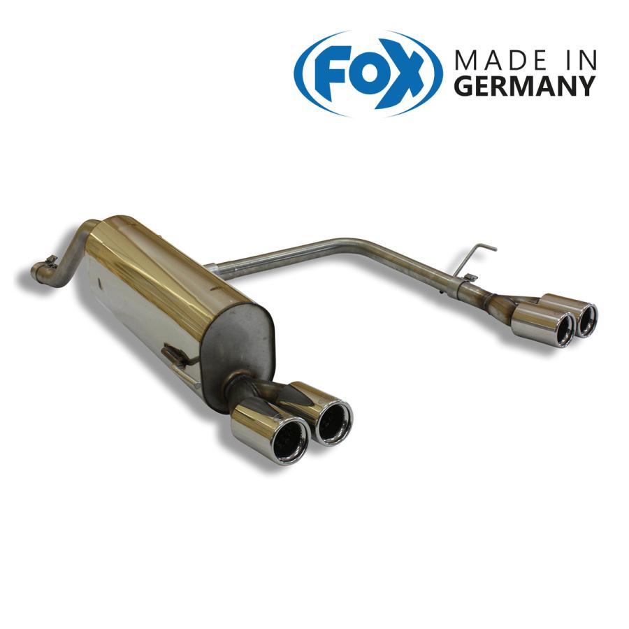 FOX フォックス オールステンレスマフラー（リアマフラー）FIAT