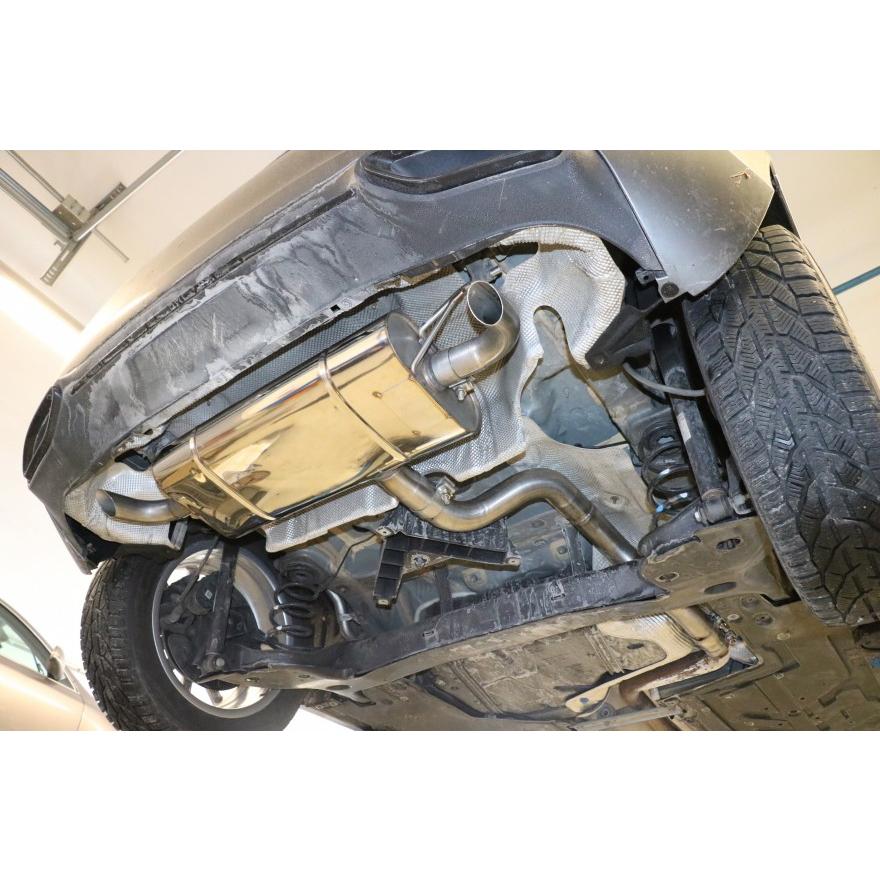 FOX フォックス オールステンレスマフラー（リアマフラー） MERCEDES BENZ W177 ハッチバック A180/V177 セダン A180用 テール下向きの画像