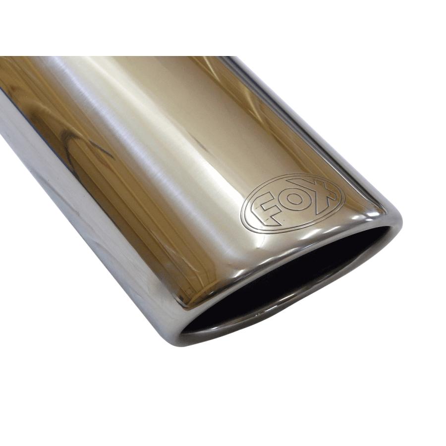 FOX フォックス オールステンレスマフラー（リアマフラー） PEUGEOT 207 ハッチバック 1.4-1.6/CC、208 ハッチバック 1.2-1.6用 115ｘ85mm オーバル 斜め 左右 |  | 01