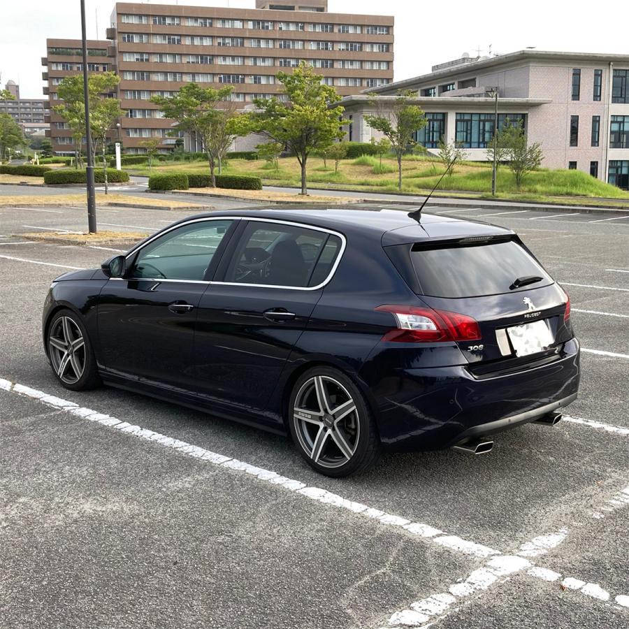 FOX フォックス オールステンレスマフラー（リアマフラー） PEUGEOT / プジョ− 308(II) ハッチバック 1.2用 145x65 スクエア 左右 |  | 08