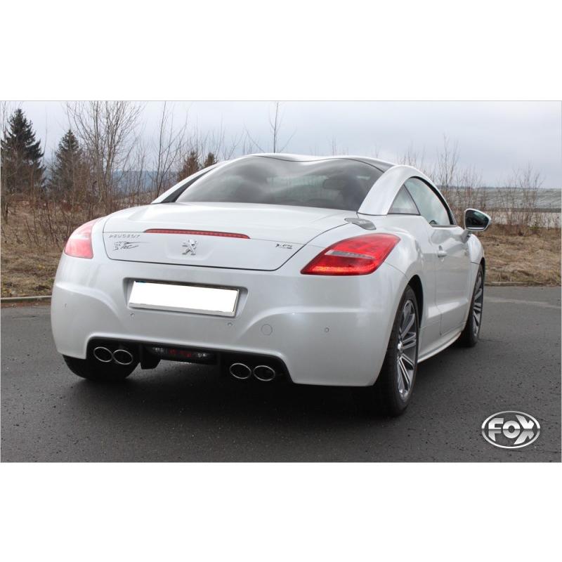 FOX フォックス オールステンレスマフラー（リアマフラー） PEUGEOT RCZ (6MT車) 1.6用 106ｘ71mm オーバル 斜め ダブル 左右 |  | 03