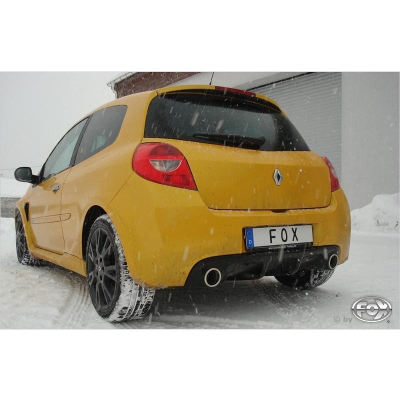 FOX フォックス オールステンレスマフラー（リアマフラー） RENAULT Clio3 / ルーテシア3 ルノースポール用 (純正テールエンドを使用) |  | 01