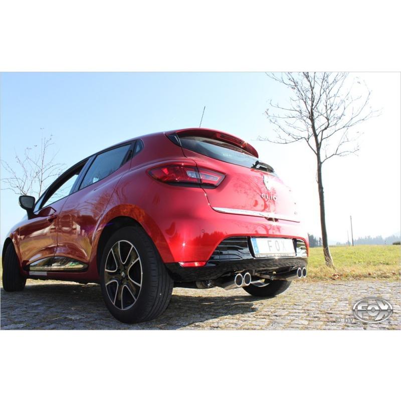 FOX フォックス オールステンレスマフラー（リアマフラー） RENAULT Clio4 / ルーテシア4 0.9用 76mm 斜め ダブル 左右 |  | 03