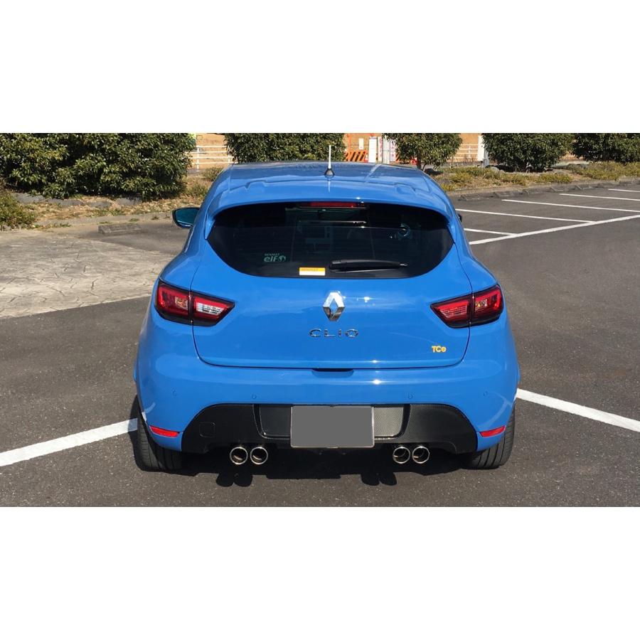 FOX フォックス オールステンレスマフラー（リアマフラー） RENAULT Clio4 / ルーテシア4 1.2 GT用 76mm 斜め ダブル 左右 |  | 02