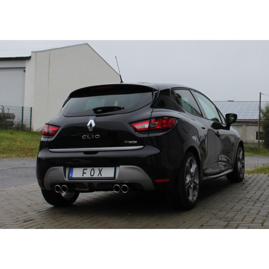 FOX フォックス オールステンレスマフラー（リアマフラー） RENAULT Clio4 / ルーテシア4 1.2 GT用 76mm 斜め ダブル 左右｜alpha-online-shop｜08