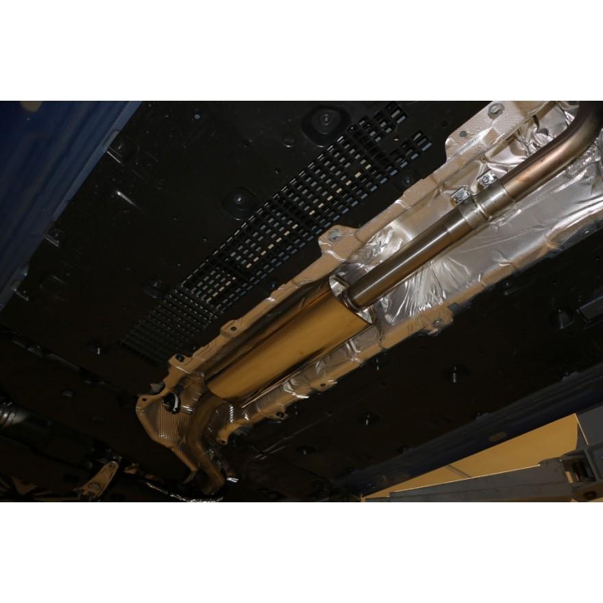 FOX フォックス オールステンレスマフラー（フロント+リアマフラー） RENAULT Megane4/メガーヌ4 スポーツツアラーGT用 140ｘ90mm オーバル 斜め |  | 09