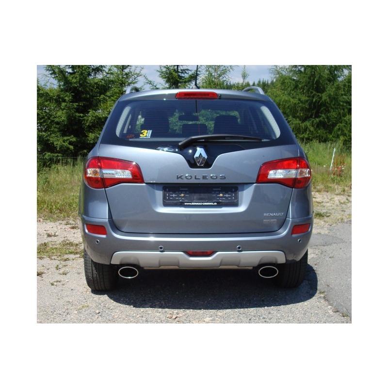 FOX フォックス オールステンレスマフラー（リアマフラー） RENAULT Koleos 4x4 / コレオス 4WD 2.5用 140ｘ90mm オーバル 斜め 左右 |  | 01